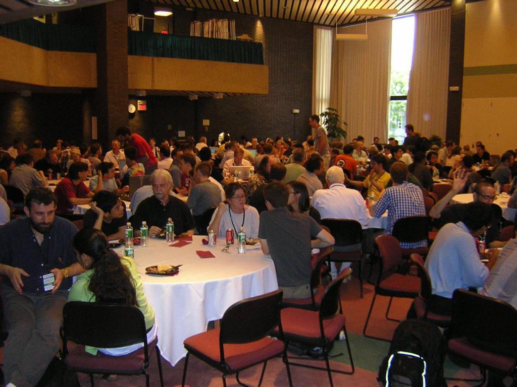 Wikimania 2006 in Cambridge, Massachusetts. Foto: User:Lar. Lizenz: CC-BY-2.5