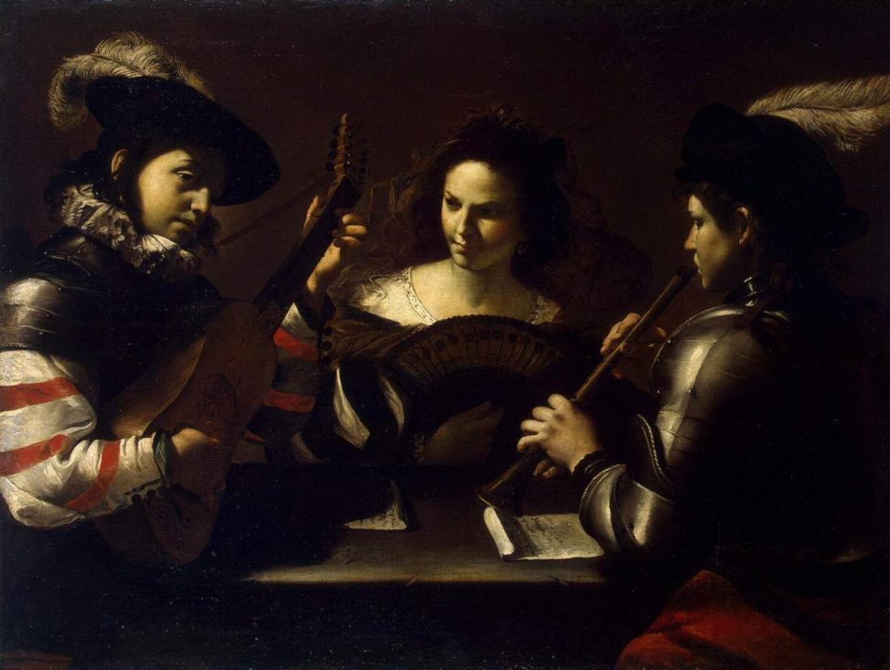 Mattia Preti: Concert. etwa 1630. Public Domain